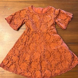 Classy and chic lace Fall toddler dress